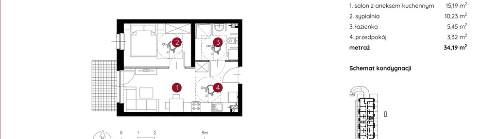 Mieszkanie w inwestycji: Murapol Helio