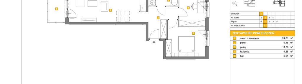 Mieszkanie w inwestycji: Osiedle Rapsodia etap 3