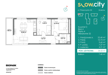 Mieszkanie w inwestycji: Slow City