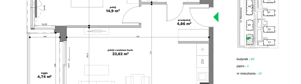 Mieszkanie w inwestycji: Forma Otwarta etap II