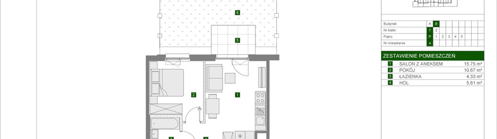 Mieszkanie w inwestycji: Osiedle Urbino etap 4.1