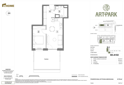 Mieszkanie w inwestycji: Inhome Osiedle ArtPark etap I