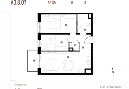 Mieszkanie w inwestycji: Belg Apartamenty etap II