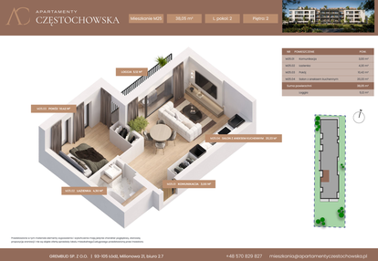 Mieszkanie w inwestycji: Apartamenty Częstochowska