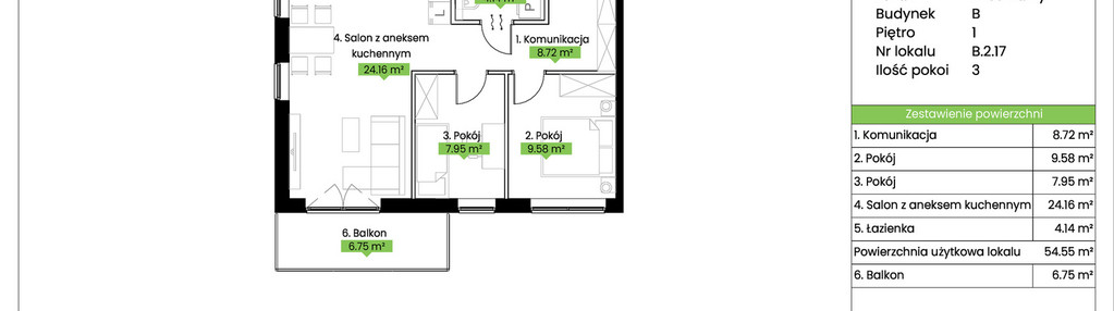 Mieszkanie w inwestycji: JA_SIELSKA V