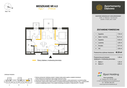 Mieszkanie w inwestycji: Apartamenty Dębowa