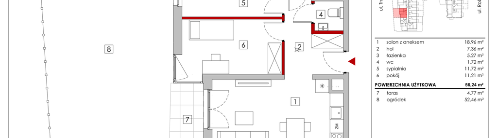 Mieszkanie w inwestycji: Zakątek Włochy