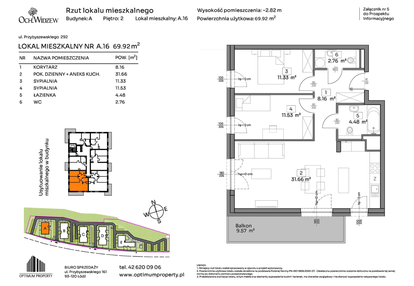 Mieszkanie w inwestycji: Och!Widzew