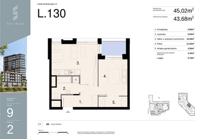 Mieszkanie w inwestycji: Sky Trust etap II - Apartamenty inwestycyjne
