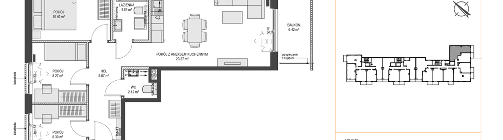 Mieszkanie w inwestycji: Przystań Brzeźno