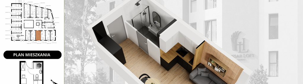 Mieszkanie w inwestycji: Hussar Loft - Apartamenty inwestycyjne