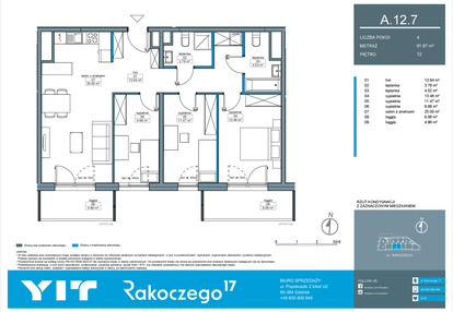 Mieszkanie w inwestycji: Rakoczego 17