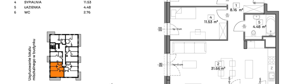Mieszkanie w inwestycji: Och!Widzew