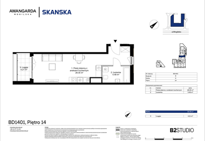 Mieszkanie w inwestycji: Awangarda Mogilska
