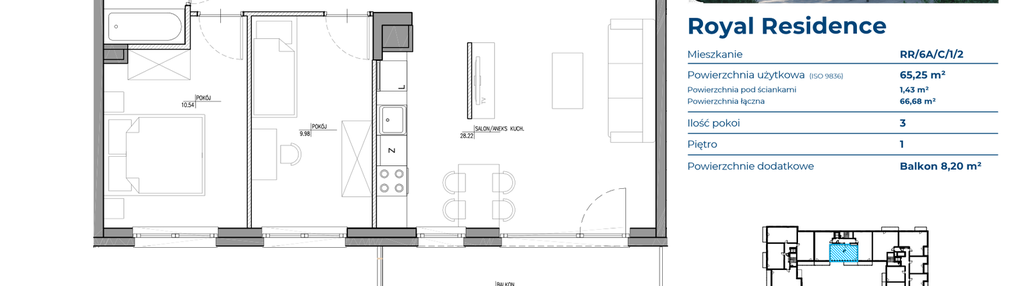 Mieszkanie w inwestycji: Royal Residence 6A