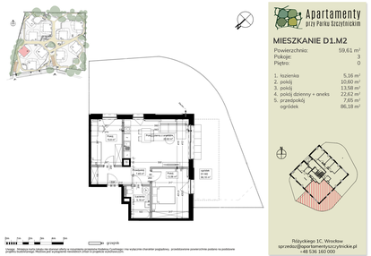 Mieszkanie w inwestycji: Apartamenty przy Parku Szczytnickim