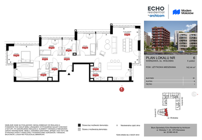Mieszkanie w inwestycji: Modern Mokotów