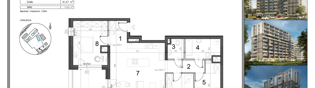 Mieszkanie w inwestycji: Dzielnica Kielczanka etap III