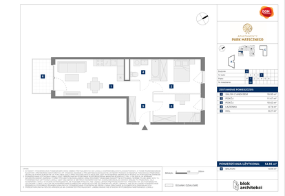 Mieszkanie w inwestycji: Apartamenty Park Matecznego Etap 1