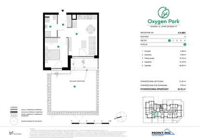 Mieszkanie w inwestycji: Oxygen Park etap III