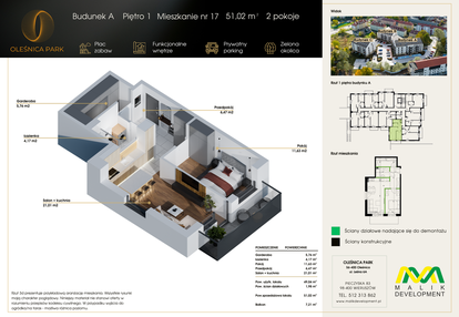 Mieszkanie w inwestycji: Oleśnica Park