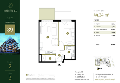 Mieszkanie w inwestycji: Rezydencja Świerkowa
