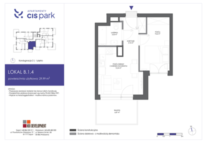 Mieszkanie w inwestycji: CIS Park