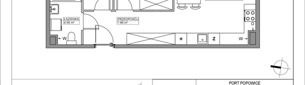 Mieszkanie w inwestycji: Port Popowice bud. M i P