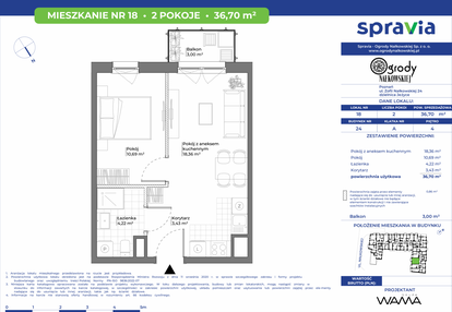 Mieszkanie w inwestycji: Ogrody Nałkowskiej