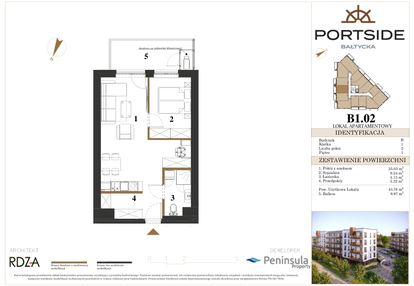 Mieszkanie w inwestycji: Portside Bałtycka