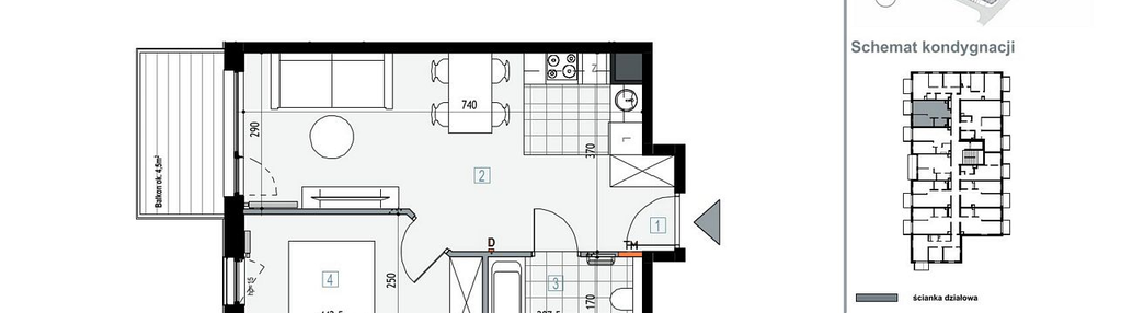 Mieszkanie w inwestycji: Apartamenty Kopernika