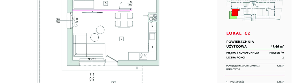 Mieszkanie w inwestycji: Dobka