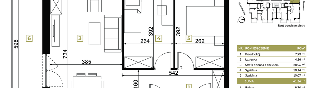 Mieszkanie w inwestycji: Apartamenty Balonowa
