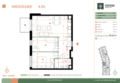 Mieszkanie w inwestycji: Casa Feliz Portowa II