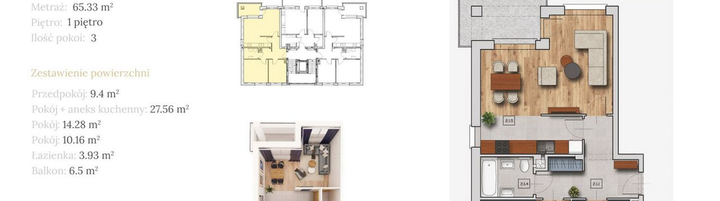 Mieszkanie w inwestycji: Dębowa 51