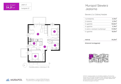 Mieszkanie w inwestycji: Murapol Siewierz Jeziorna bud. 27 i 28