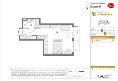 Mieszkanie w inwestycji: Apartamenty Grzybowska 11