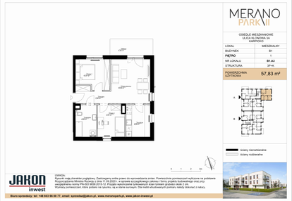 Mieszkanie w inwestycji: Merano Park II