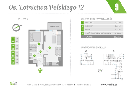 Mieszkanie w inwestycji: Os. Lotnictwa Polskiego 12