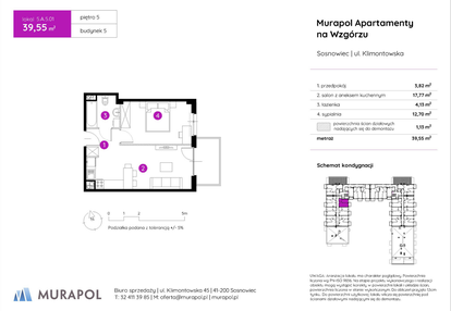 Mieszkanie w inwestycji: Murapol Apartamenty na Wzgórzu - bud. 4 i 5