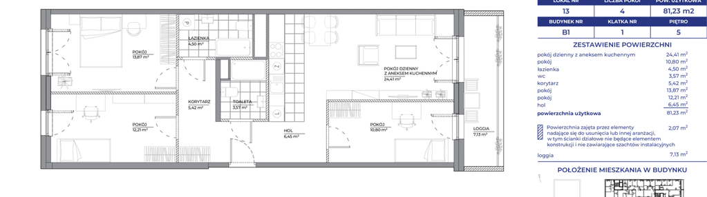 Mieszkanie w inwestycji: Architektów