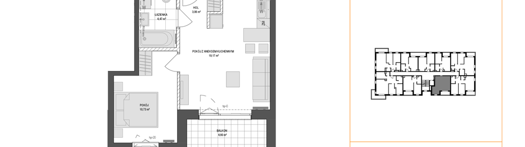 Mieszkanie w inwestycji: Konstelacja etap VI