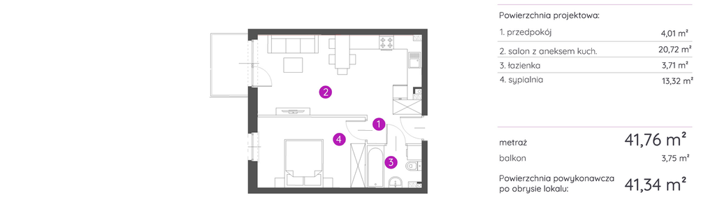 Mieszkanie w inwestycji: Murapol Trzy Lipki