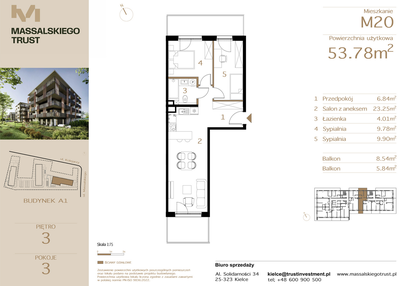 Mieszkanie w inwestycji: Massalskiego Trust