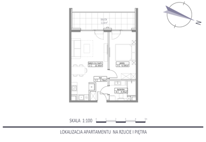 Mieszkanie w inwestycji: Apartamenty na Klifie bud. D, E i F