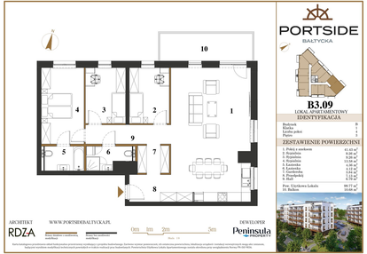 Mieszkanie w inwestycji: Portside Bałtycka