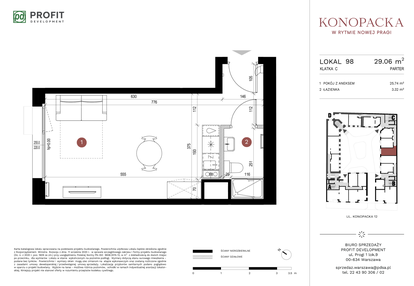 Mieszkanie w inwestycji: Konopacka