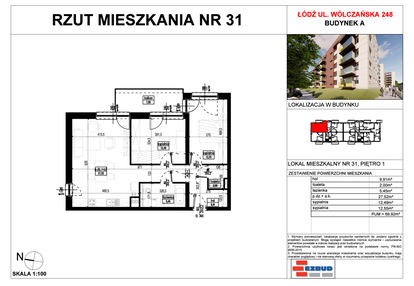 Mieszkanie w inwestycji: Wólczańska 248 - etap II