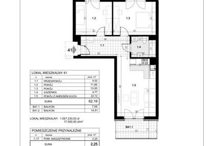 Mieszkanie w inwestycji: Centralna 51C