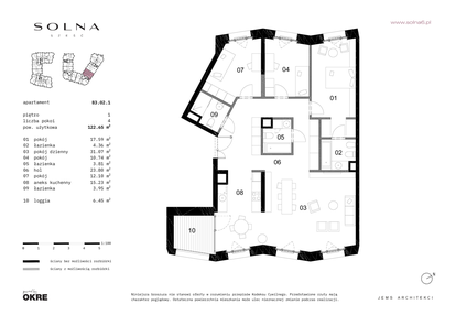 Mieszkanie w inwestycji: Solna 6